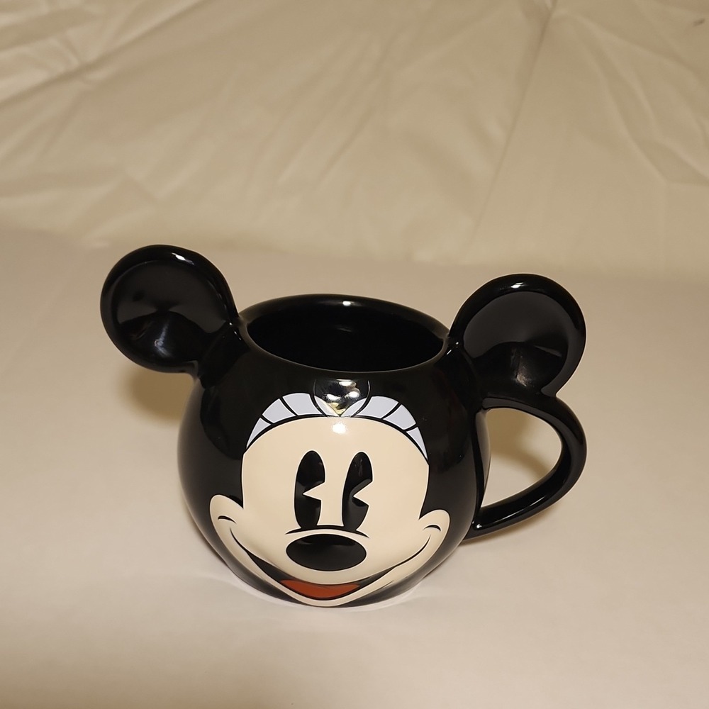 Disney Mickey Mouse Shaped Mug Black Ceramic Contemporary Disney Franchise